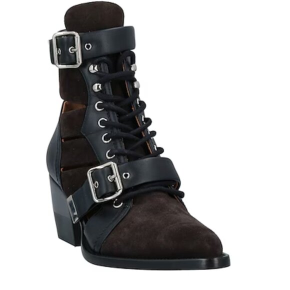 Chloe Rylee Boots - Suede and Leather - Picture 9 of 10